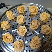 黄玫瑰馒头的做法图解17