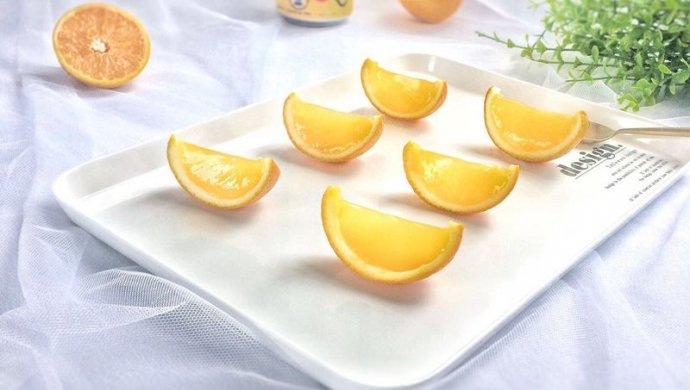 夏日小清新：橙子果冻