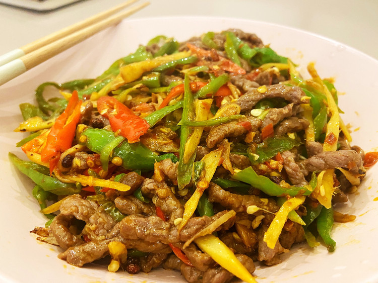 子姜牛肉的做法