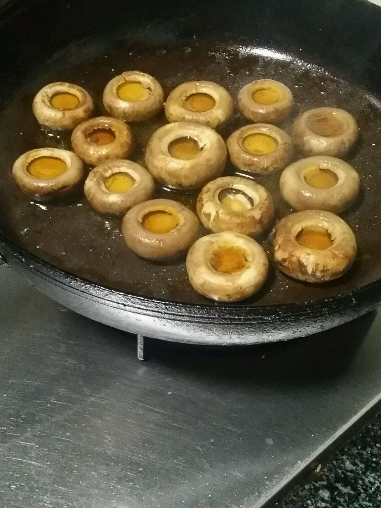 煎口蘑+炒口蘑的做法