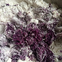 紫薯爆浆小圆饼的做法图解2