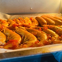 #中秋团圆食味#茄汁烤大虾的做法图解8