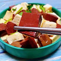 #刘畊宏女孩减脂饮食#猪血炖豆腐的做法图解14