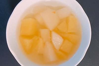 电饭煲苹果梨汁水