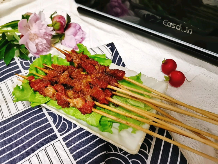 假期野餐&宵夜必备的香烤羊肉串的做法