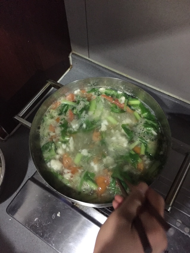 疙瘩汤的做法图解4