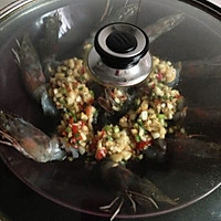蒜蓉开背虾的做法图解8
