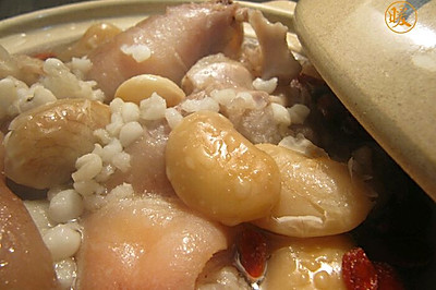 芸豆薏米煲猪手—冬季暖身