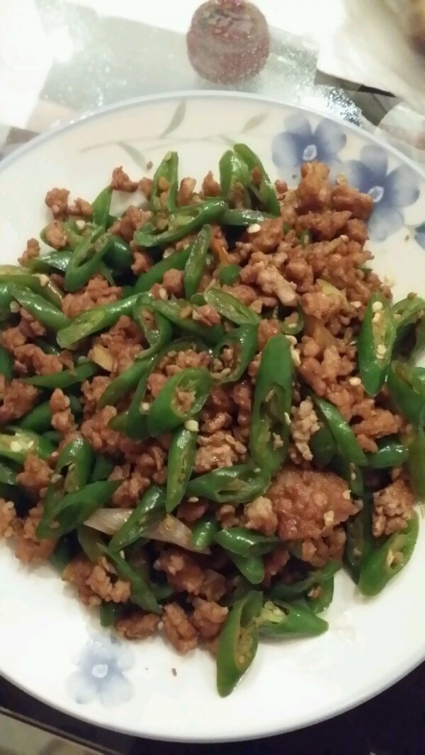 肉沫炒辣椒