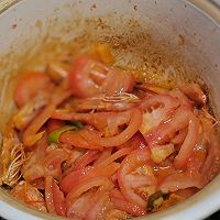 西红柿鲜虾片碎疙瘩汤的做法图解12