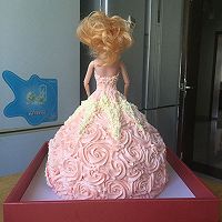 芭比公主蛋糕的做法图解8