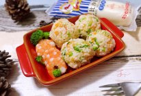 鲜虾西兰花饭团 ，团住营养健康美味的做法