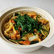 葱油豆腐白菜锅
