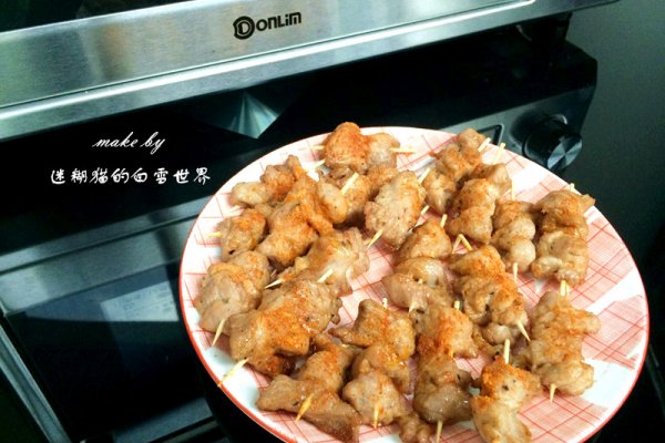 夏天必备快手菜,云南牙签肉#东菱岩烤烤箱DL