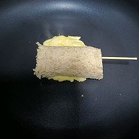 脆皮流心拉丝土司卷的做法图解7