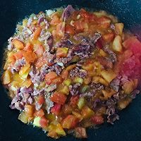 番茄牛肉的做法图解4
