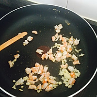 虾仁火腿炒鸡蛋的做法图解4