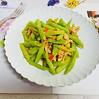 #夏日消暑，非它莫属#四季豆炒肉的做法图解14