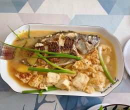 超鲜的罗非鱼焖豆腐的做法