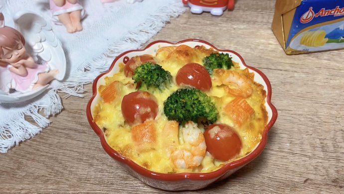 芝士综合焗饭，超美味哦