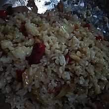 辣椒盖菜炒饭