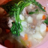 #鸡汁入家宴 感恩正当“食”#鸡汁山药排骨汤的做法图解3
