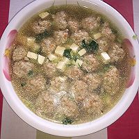 猪肉丸子豆腐汤的做法图解6