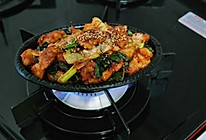 韩式铁板辣炒五花肉的做法