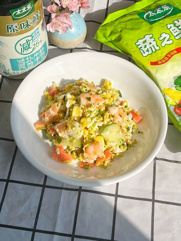 虾仁无米炒饭