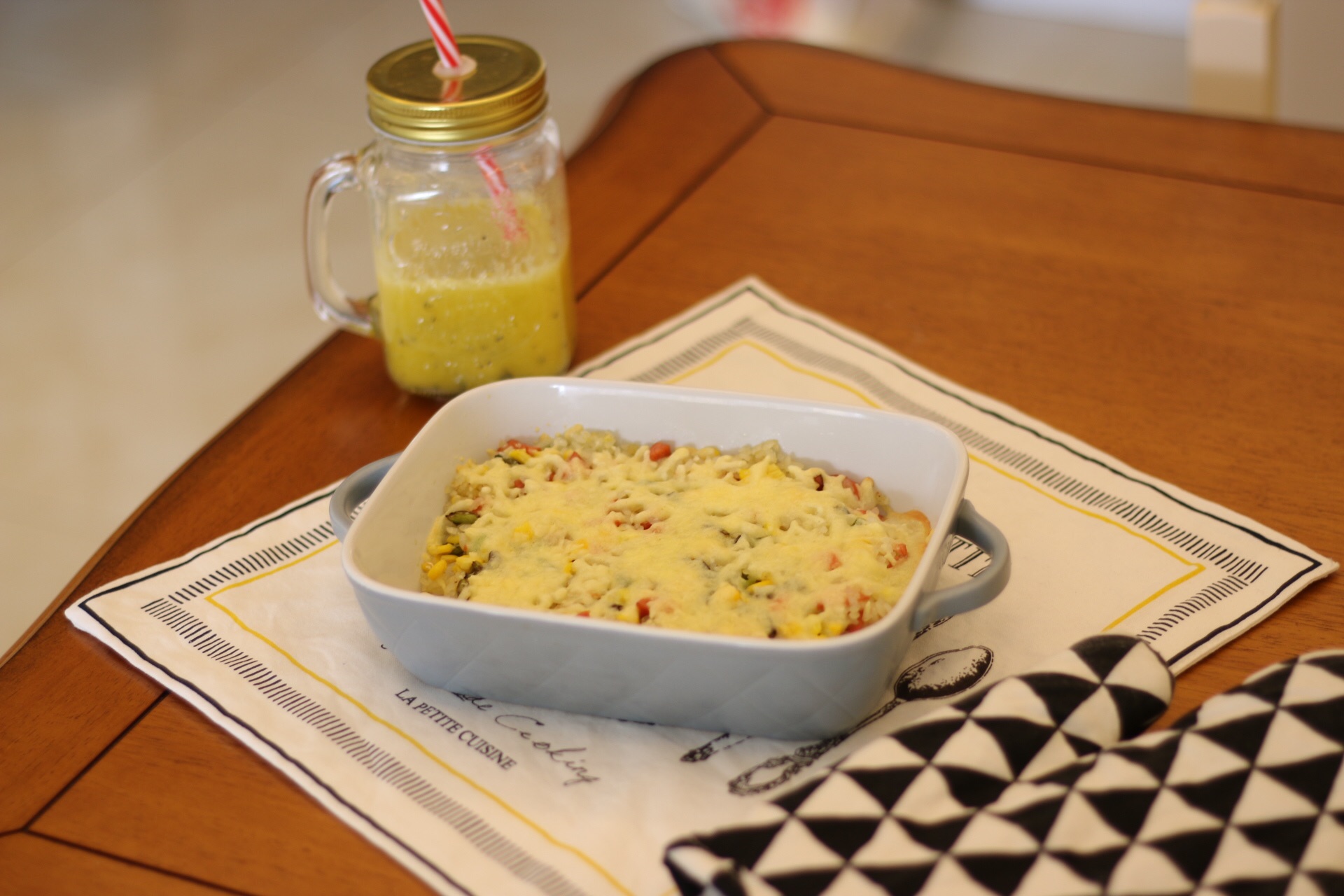 Baked rice