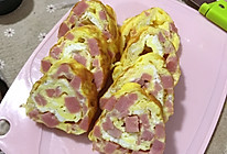 宿舍小锅食谱—火腿厚蛋烧的做法