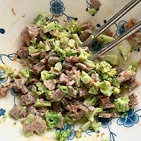 牛肉西兰花饭团的做法图解6