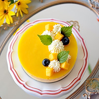 芒果酸奶芝士蛋糕#中秋团圆食味#的做法图解15