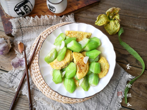 蛋饺烩丝瓜
