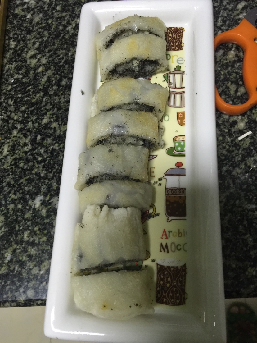 糯米芝麻卷的做法图解4