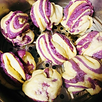 紫薯花卷的做法图解13