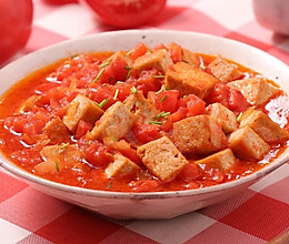 番茄煮豆腐：两个番茄，就能把豆腐烧好吃！的做法