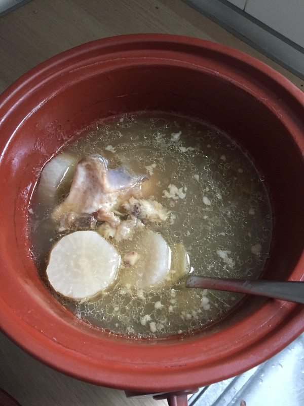 牛筒骨汤的做法图片