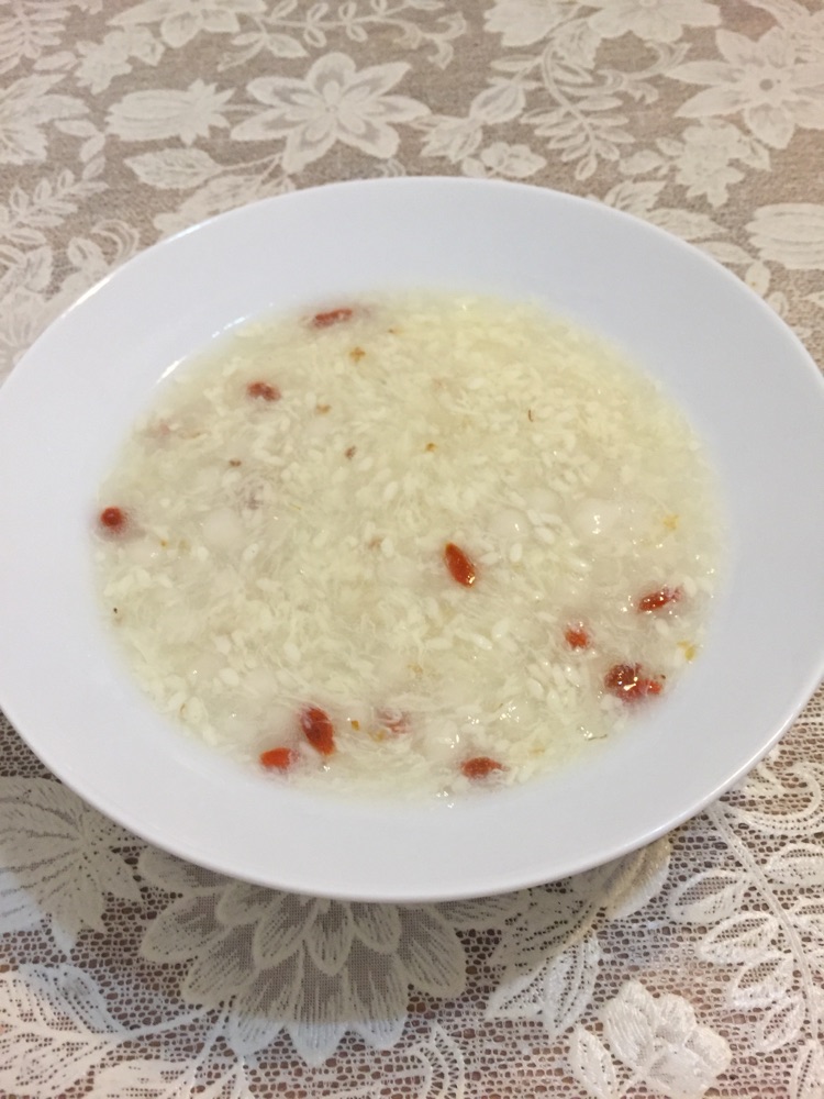 桂花藕粉酒酿丸子的做法图解4