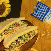 #夏日开胃餐#营养早餐 鱼干三明治的做法图解8