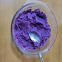 燕麦牛奶紫薯泥的做法图解2