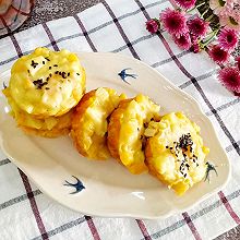 #爱乐甜零卡糖#10分钟快手早餐/苹果红薯鸡蛋饼