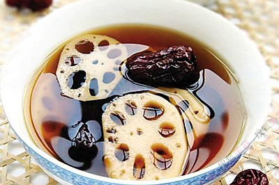 冰糖莲藕茶