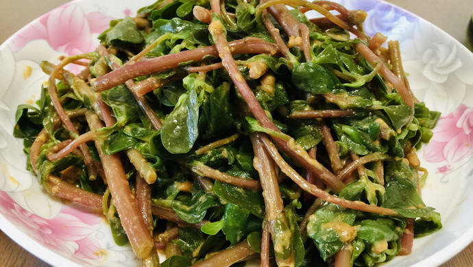 凉拌马齿苋