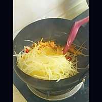 #菜油就选外婆乡，新鲜开榨抢先尝#家常酸辣土豆丝的做法图解5