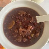 #晒出你的中秋团圆饭#板栗莲藕红豆汤的做法图解6