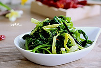 凉拌芹菜叶#春天不减肥，夏天肉堆堆#的做法