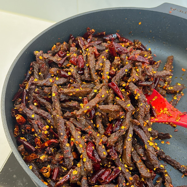 下酒菜麻辣牛肉