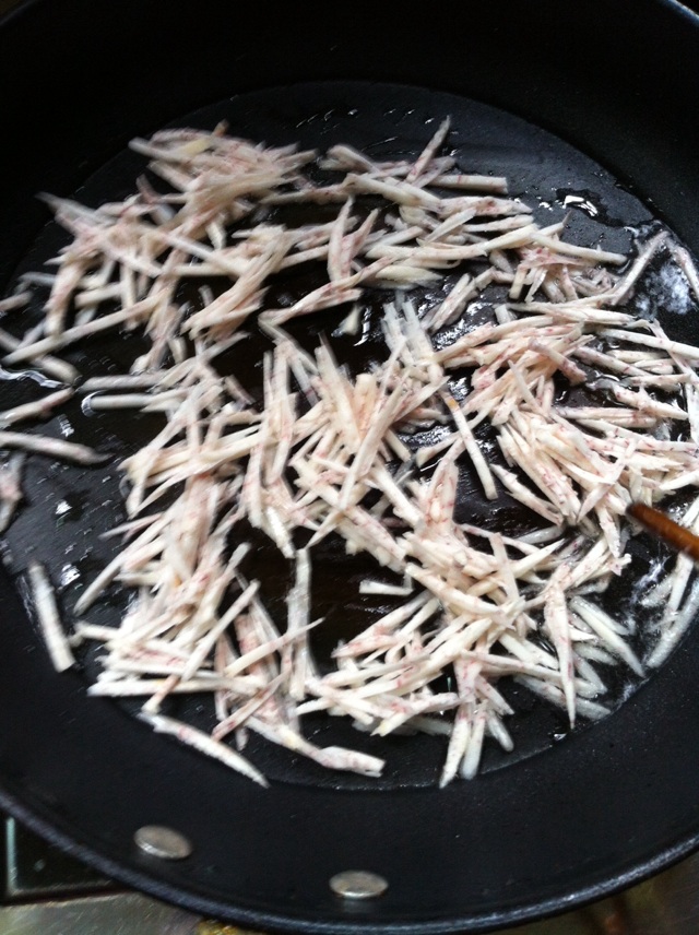香芋丝烙饼的做法图解3