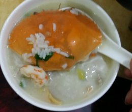 海鲜蟹粥的做法